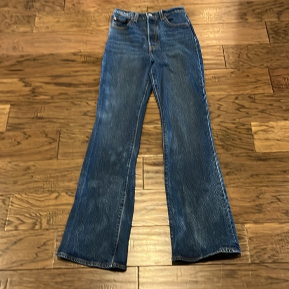 Levi’s Premium Denim Ribcage Boot High Rise Size 25 - Picture 1 of 16